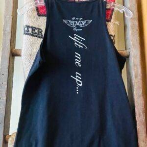 Talia Espresso Black Racerback
