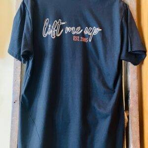 Talia Espresso Black “lift me up” T-shirt